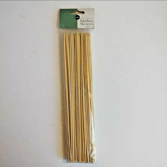 Publix Bamboo Wood Skewers 12in 100 Count Arts & Crafts Cooking Grilling Baking - Picture 2 of 5